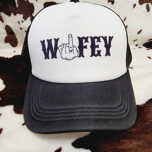 Wifey Trucker Hat Snapback Foam Cap
