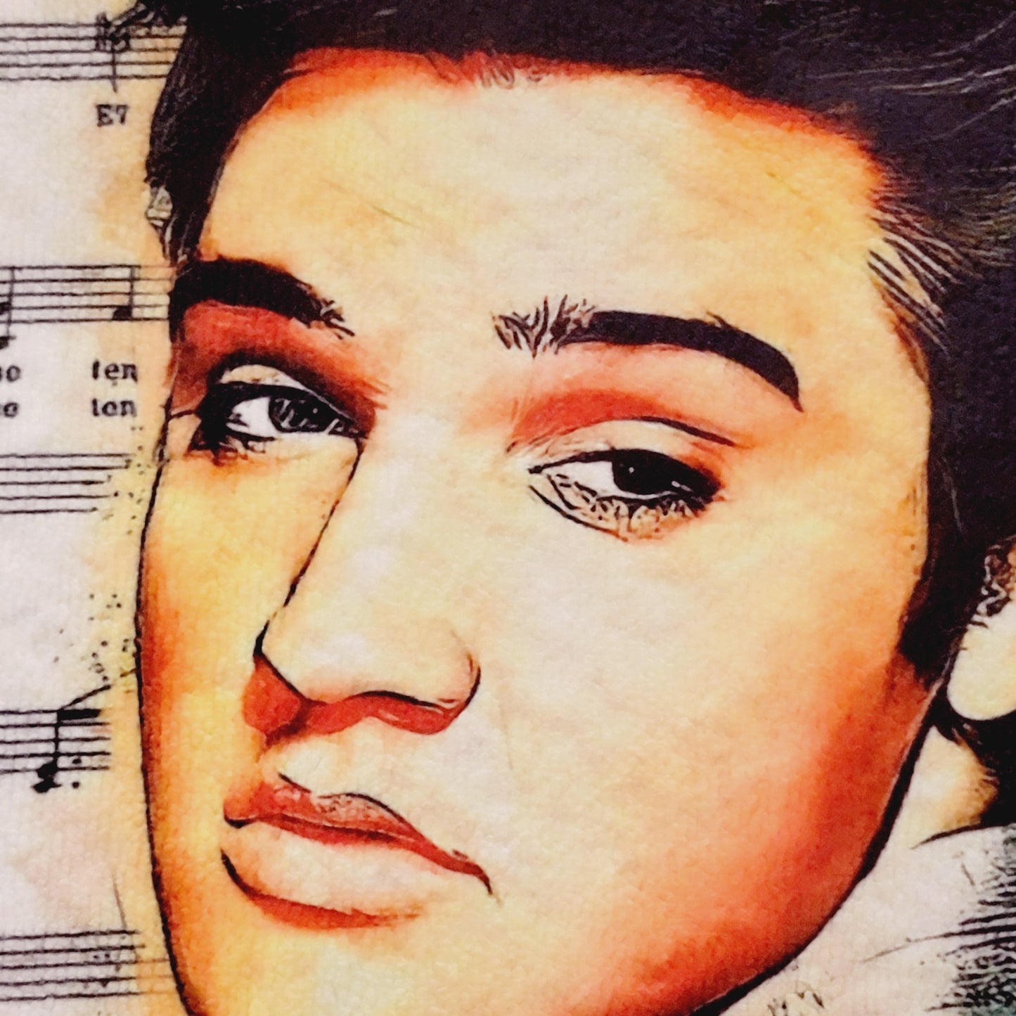 Elvis Love Me Tender Microfiber Kitchen Dish Towel 16x24