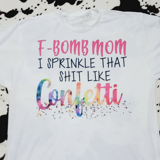 F-Bomb Mom Graphic T-Shirt