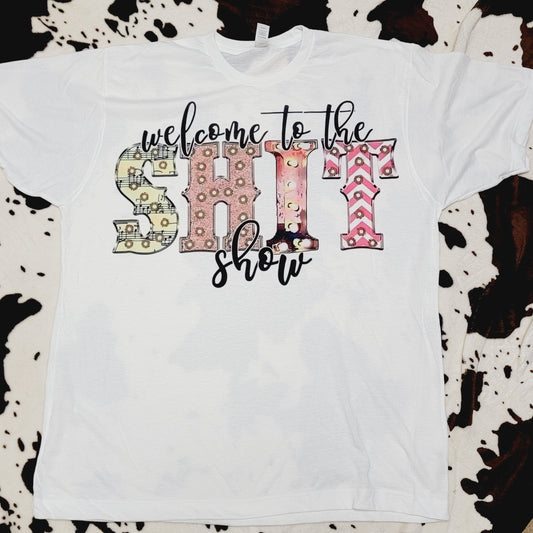 Welcome To The Show Funny Western Graphic T-Shirt
