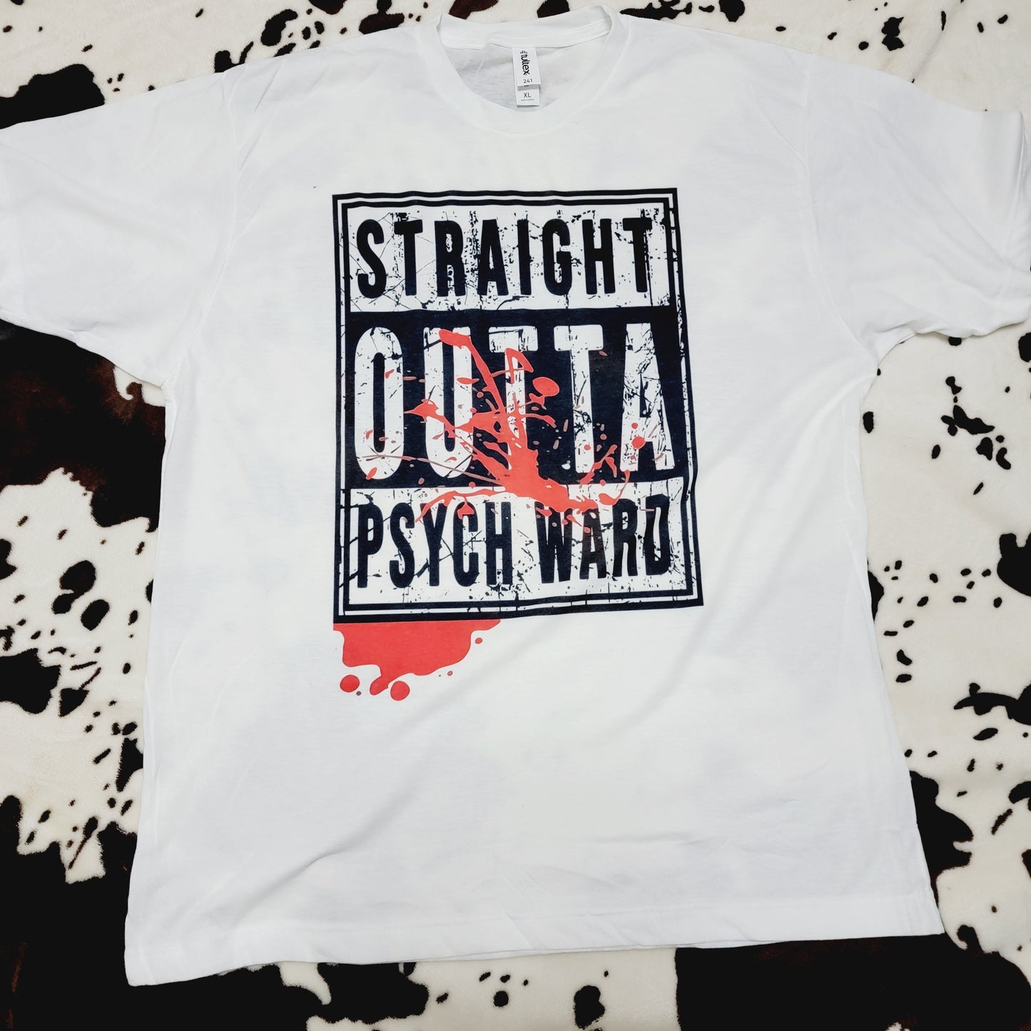 Straight Outta Psych Ward Graphic T-Shirt