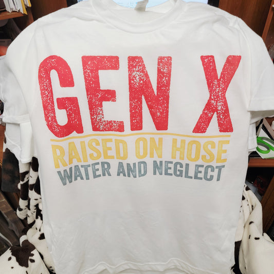 GenX Water Hose and Neglect Graphic T-Shirt