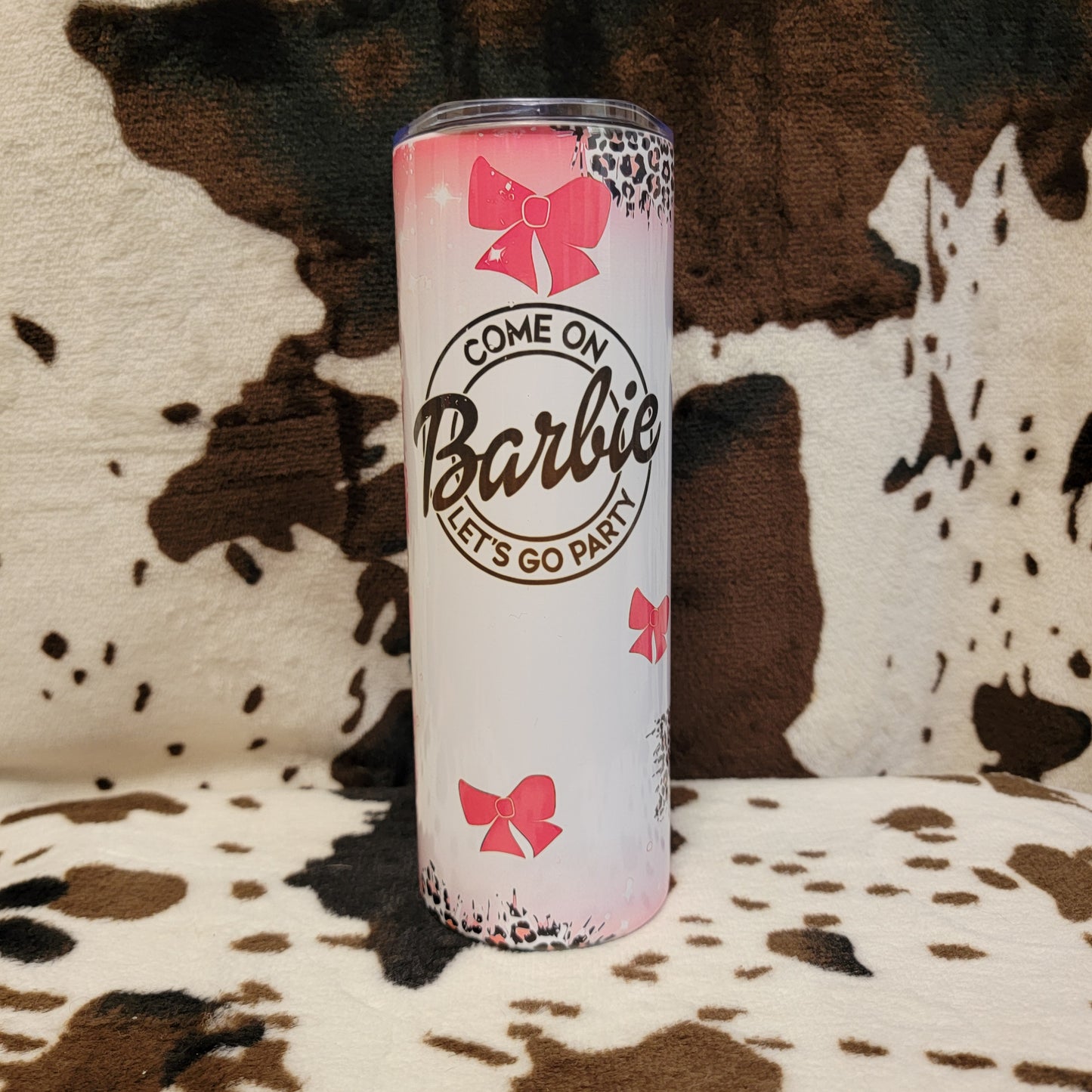 Barbie Animal Print 20oz Skinny Tumbler