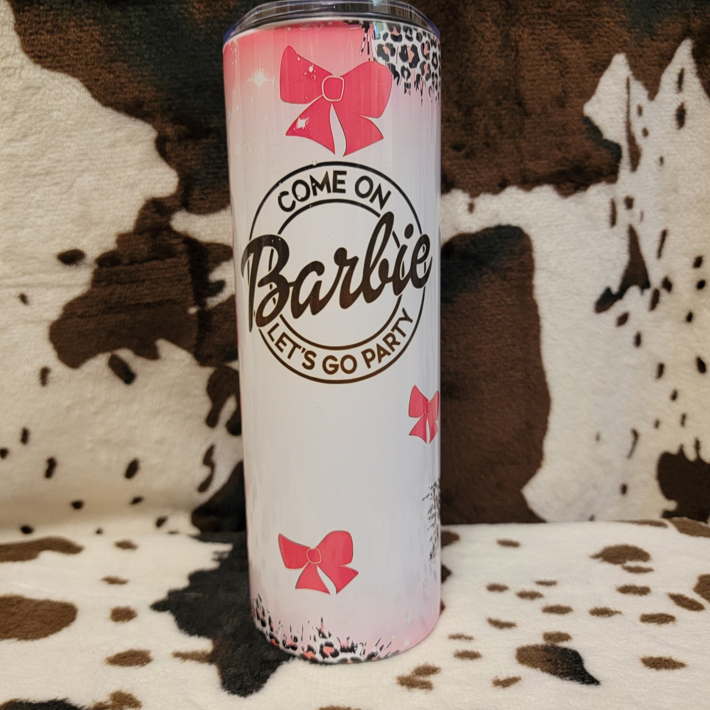 Barbie Animal Print 20oz Skinny Tumbler