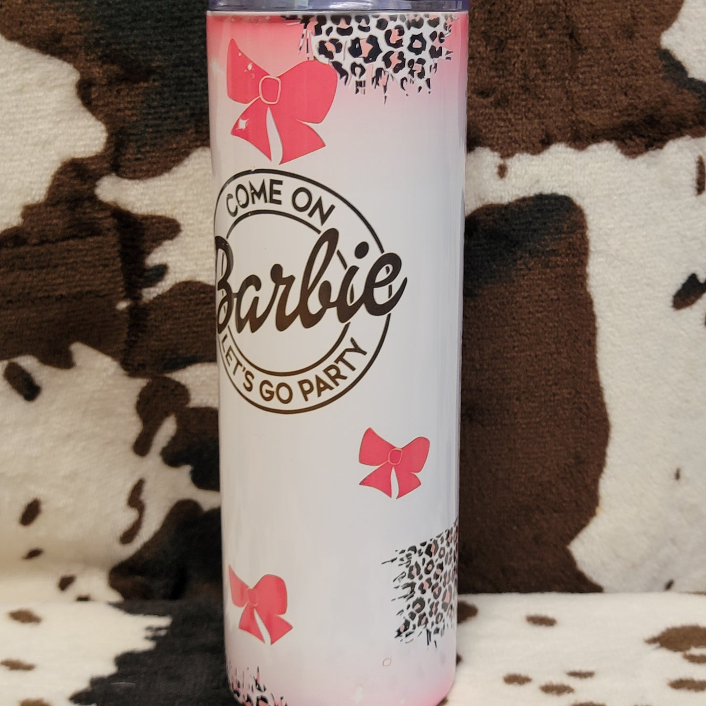 Barbie Animal Print 20oz Skinny Tumbler