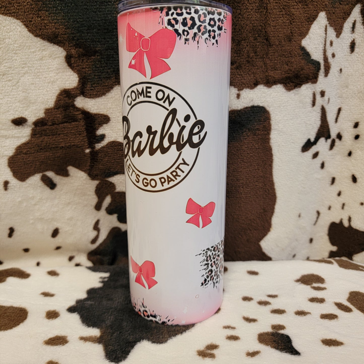 Barbie Animal Print 20oz Skinny Tumbler