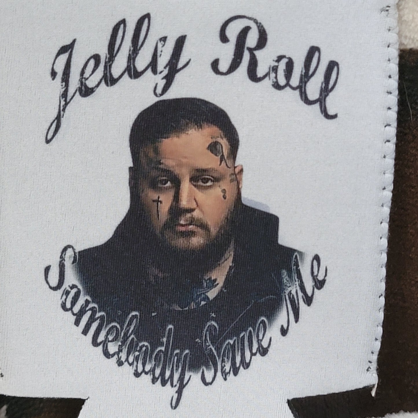 Jelly Roll Can Cooler Drink Holder Koozie