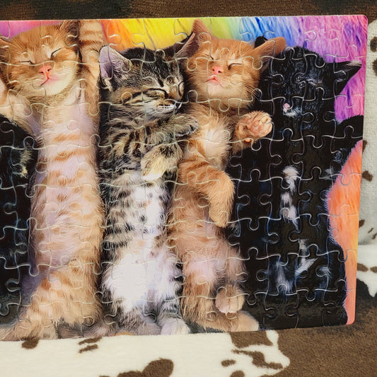 Sleeping Kittens 120 Piece Jigsaw Puzzle