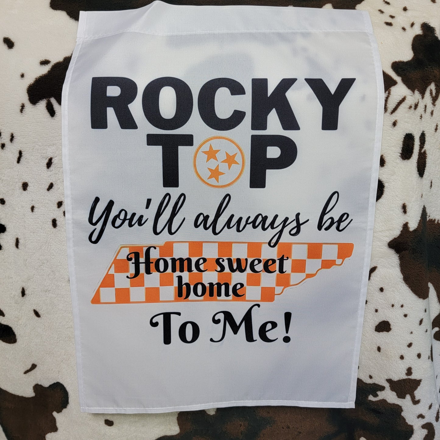 Rocky Top Tennessee Vols Football Garden Flag 12x18