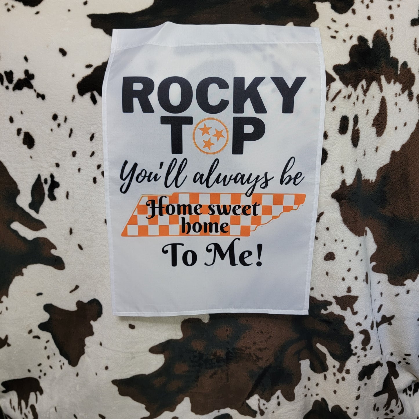Rocky Top Tennessee Vols Football Garden Flag 12x18