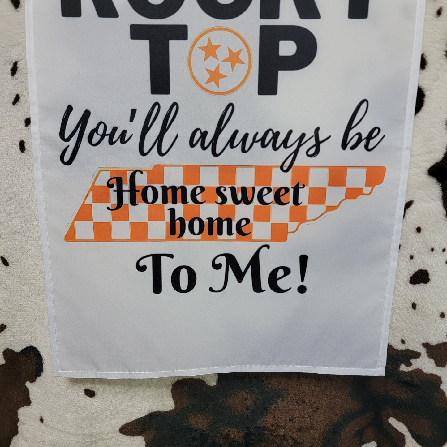 Rocky Top Tennessee Vols Football Garden Flag 12x18
