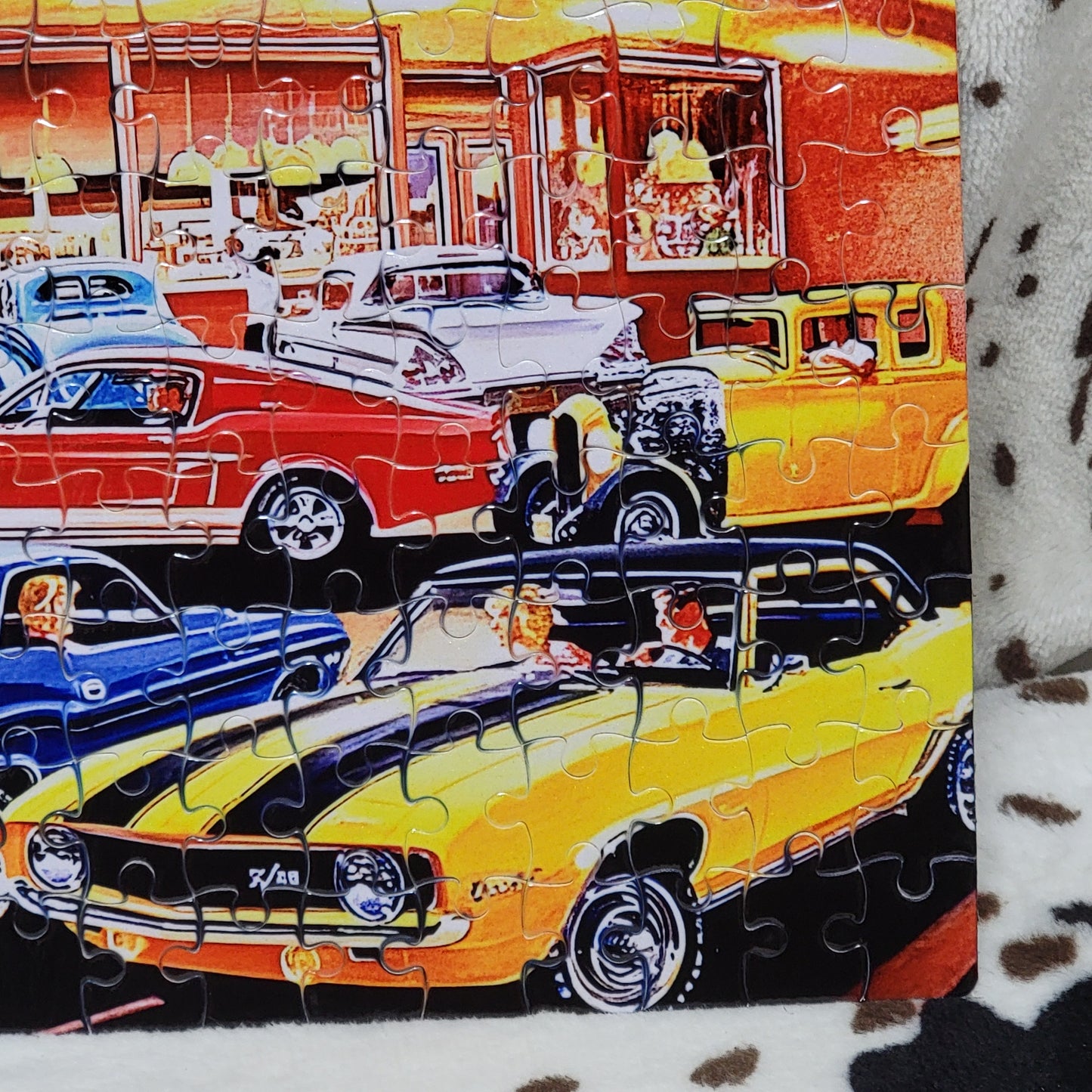 Vintage Cars Handmade Jigsaw Puzzle