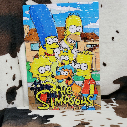 The Simpsons 120 PC Handmade Jigsaw Puzzle