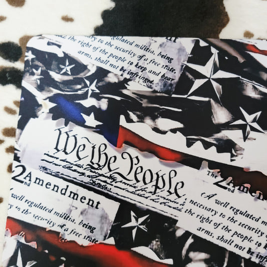 We The People Flag Mouse Pad