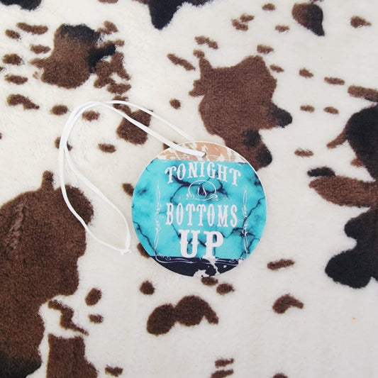 Bottoms Up Unscented Car Air Freshener