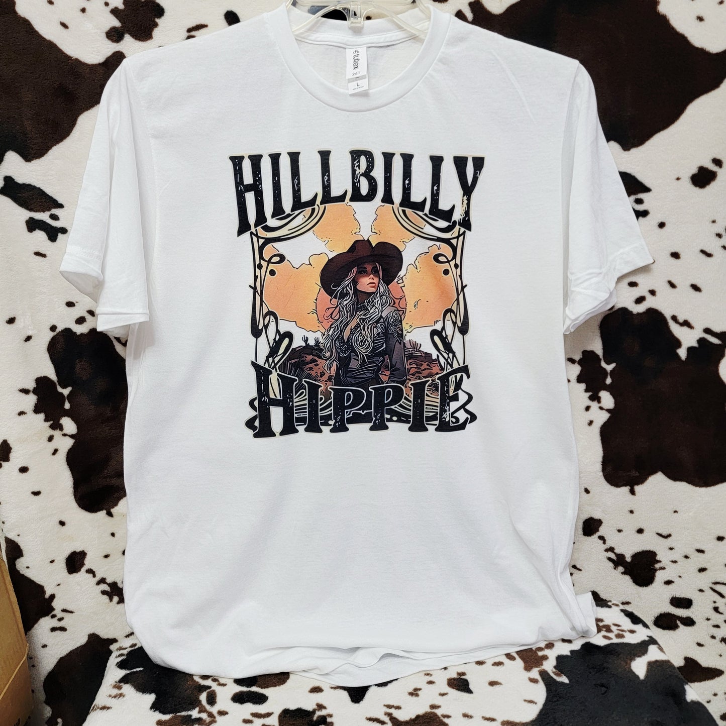 Hillbilly Hippie Western Graphic T-Shirt