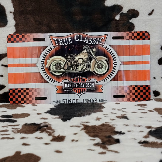 Harley Car Tag License Plate