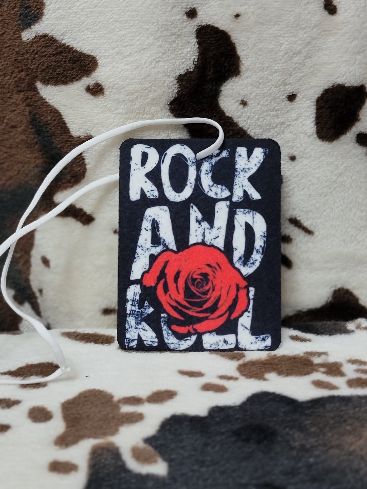 Rock and Roll Rose Unscented Car Air Freshener