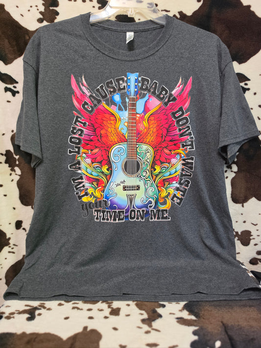 Baby Im A Lost Cause Western Custom Graphic Tee Shirt