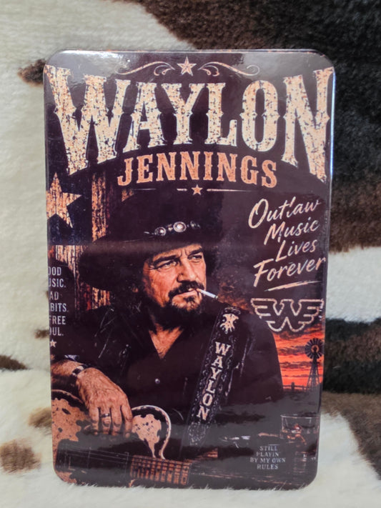 Waylon Jennings Outlaw Country Music Tribute Magnet