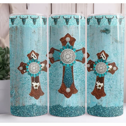 Western Cross Custom 20oz Skinny Tumbler
