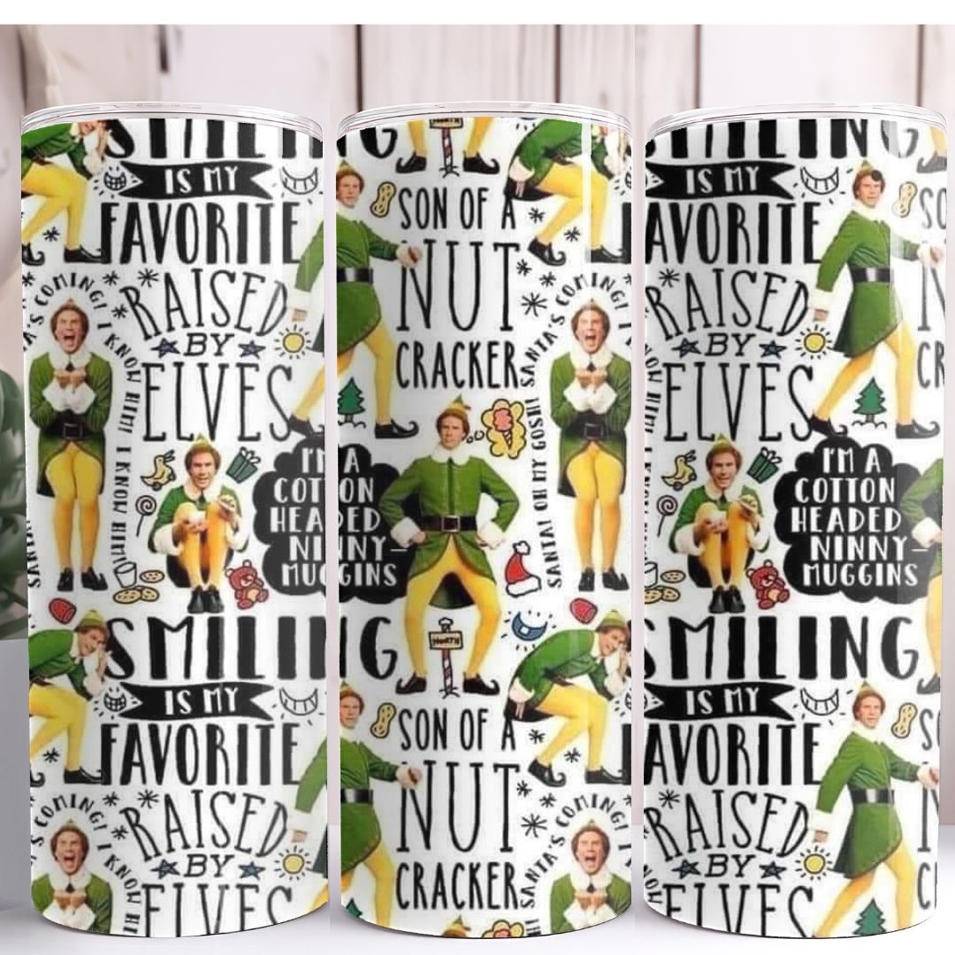 Raised By Elves 20oz Skinny Tumbler