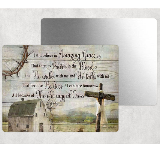 Amazing Grace Church Metal Sign