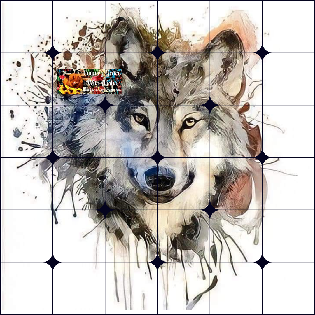 Wolf Ready to Press Sublimation Transfer