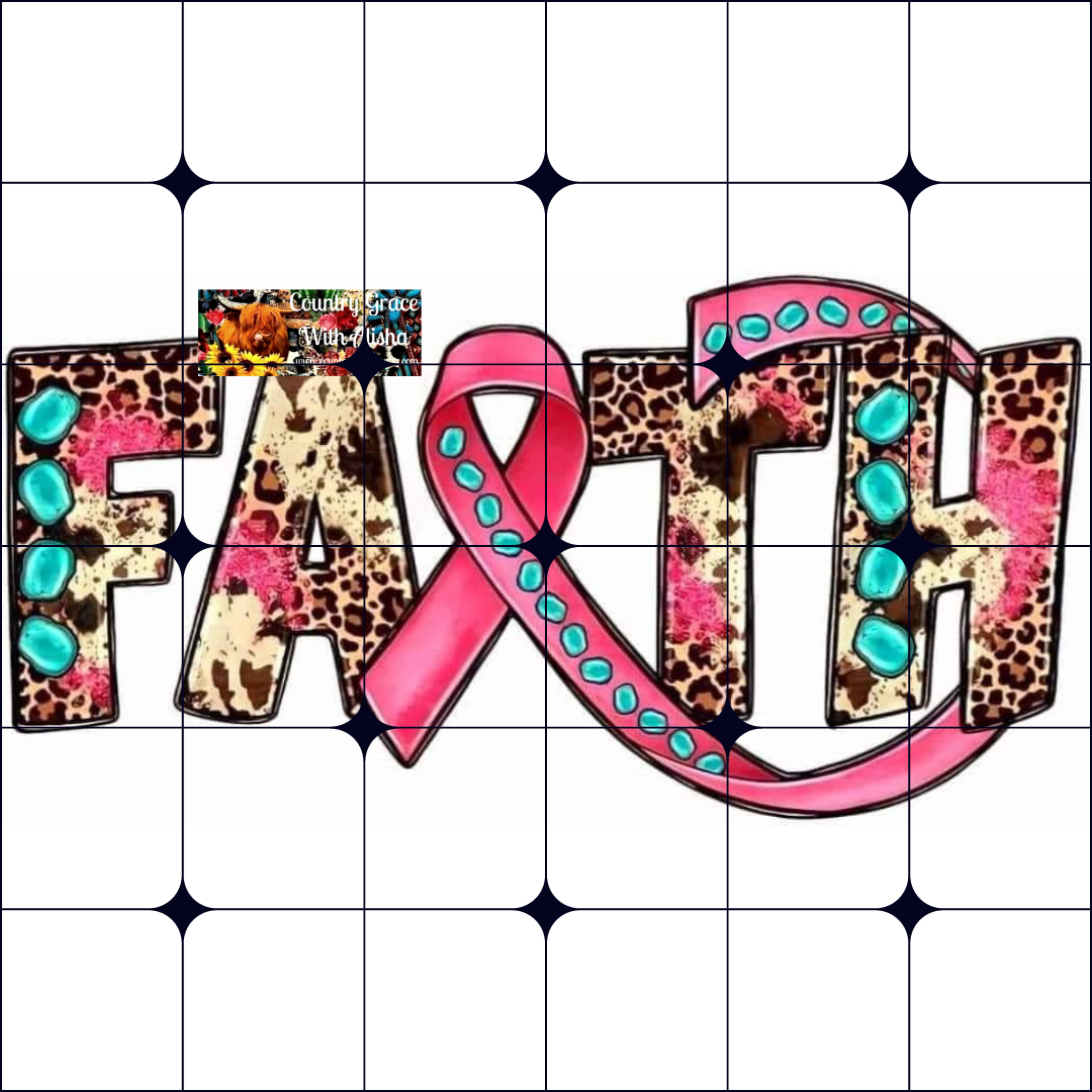 Faith Ready to Press Sublimation Transfer