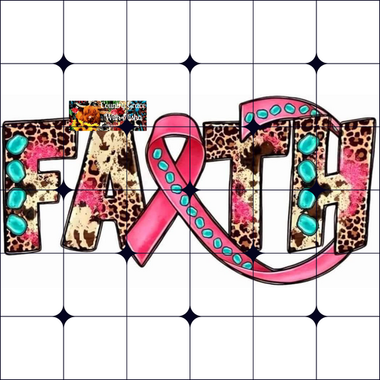 Faith Ready to Press Sublimation Transfer