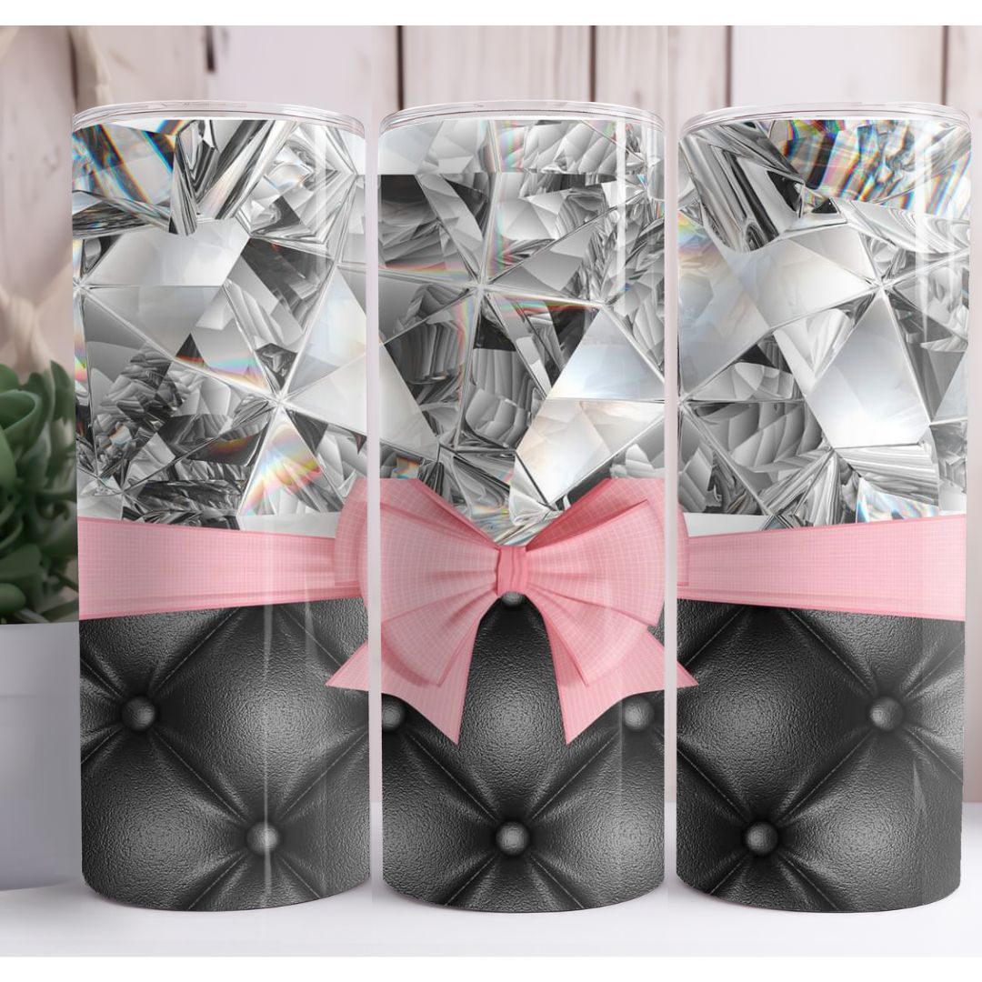 Black Diamonds Custom 20oz Skinny Tumbler