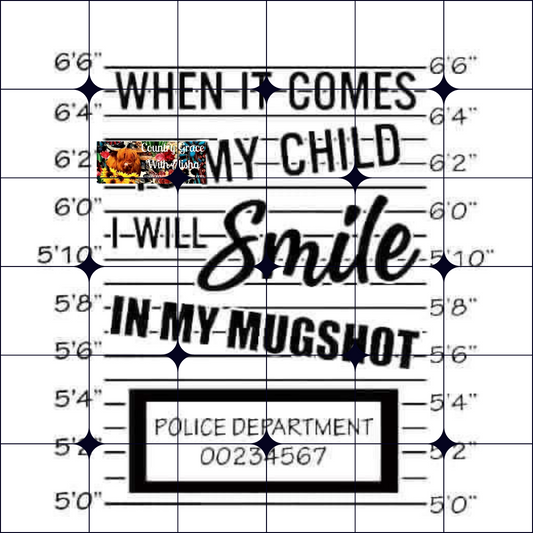 When It Comes To My Child Ready to Press Sublimation Transfer