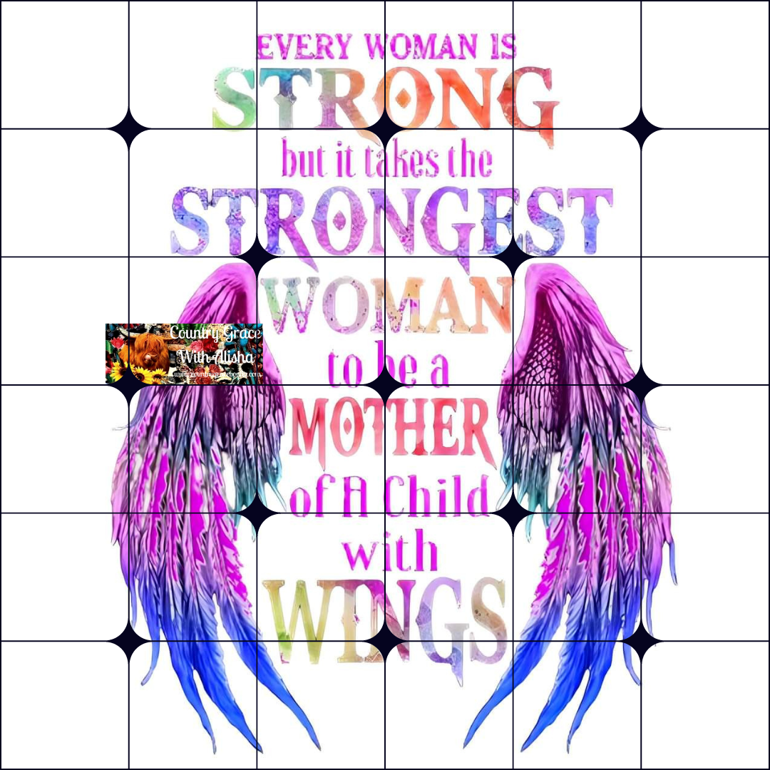 Strongest Woman Ready to Press Sublimation Transfer