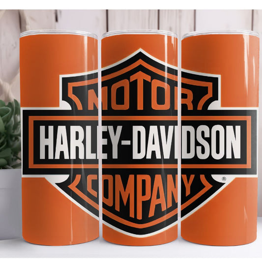 Harley Orange 20oz Skinny Tumbler