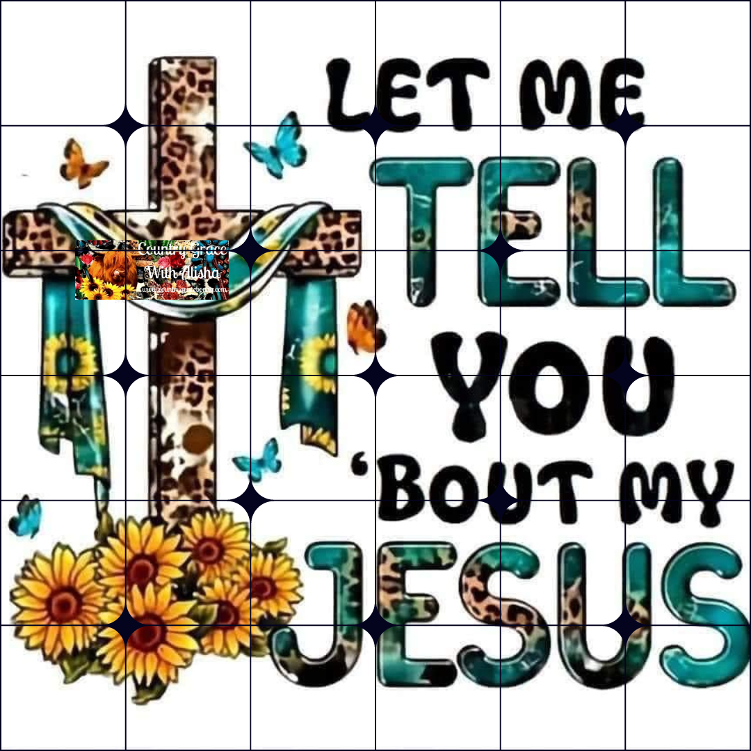 My Jesus Ready to Press Sublimation Transfer