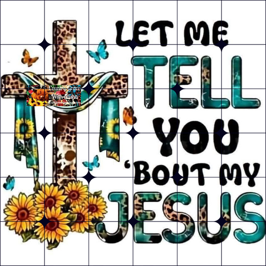 My Jesus Ready to Press Sublimation Transfer