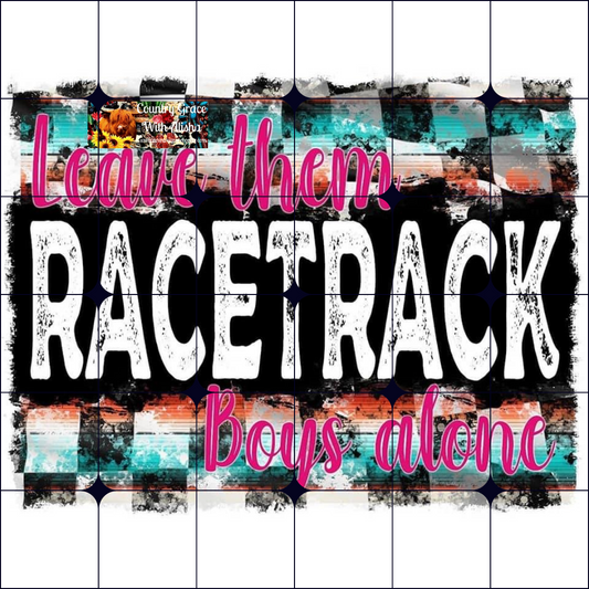 Racetrack Boys Ready to Press Sublimation Transfer