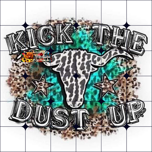 Kick the Dust Up Ready to Press Sublimation Transfer