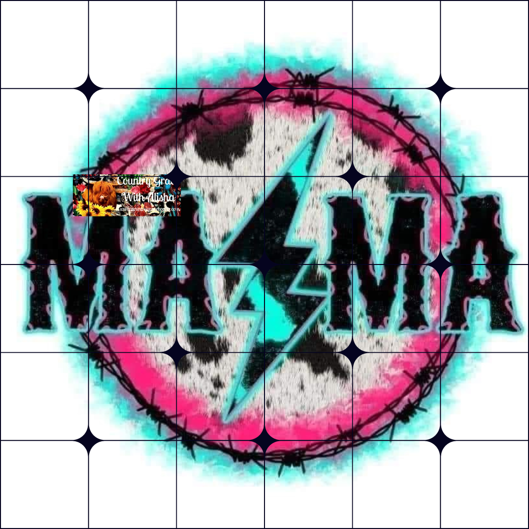 Mama Ready to Press Sublimation Transfer