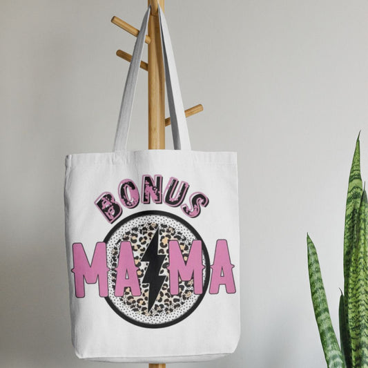 Bonus Mama Canvas Tote Bag