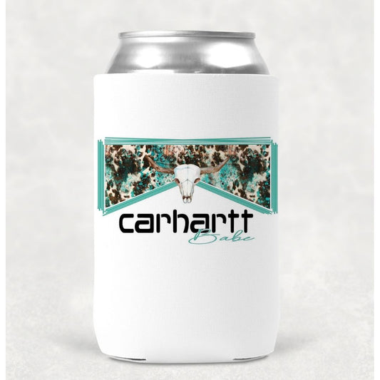 Bull Skull Can Cooler Drink Koozie