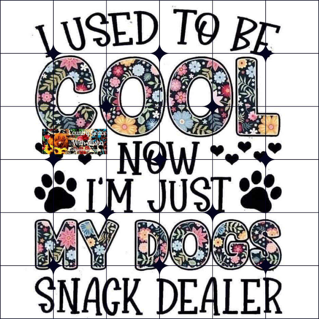 Dogs Snack Dealer Ready to Press Sublimation Transfer