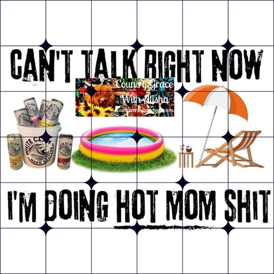 Hot Mom Ready to Press Sublimation Transfer