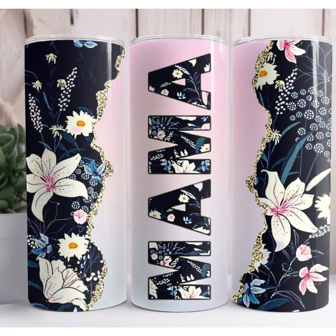 Mama Floral 20oz Skinny Tumbler