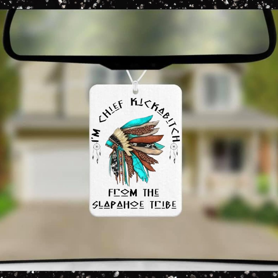 Chief Kickabitch Unscented Car Air Freshener Freshie