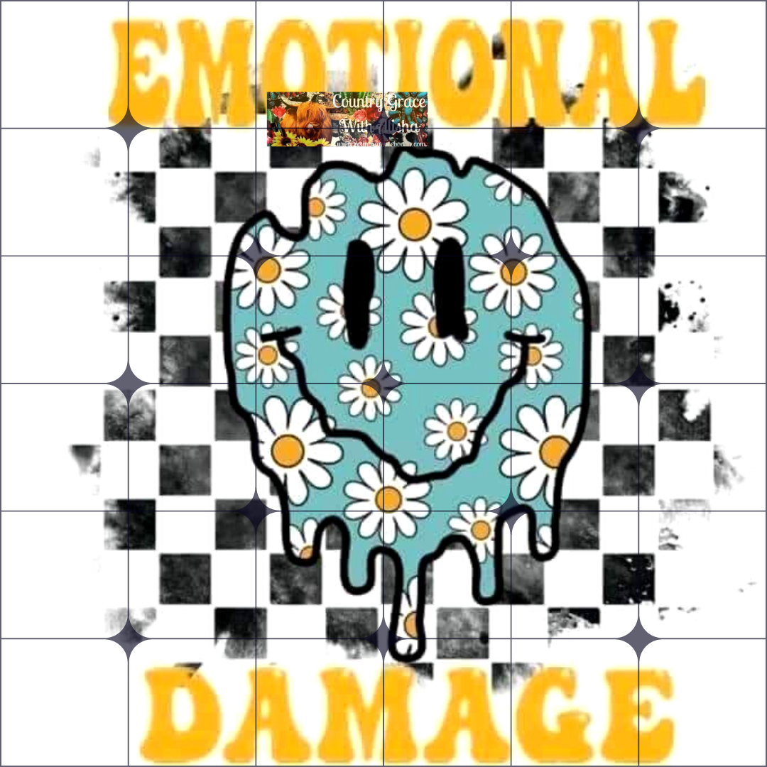 Emotional Damage Ready to Press Sublimation Transfer