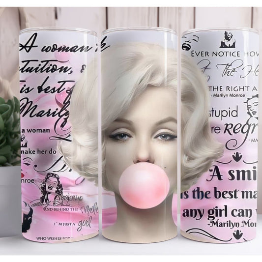 Marilyn Monroe 20oz Skinny Tumbler