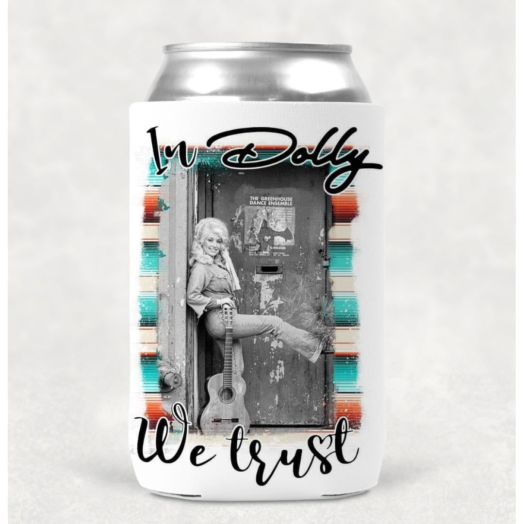 Dolly Parton Can Cooler Drink Holder Koozie