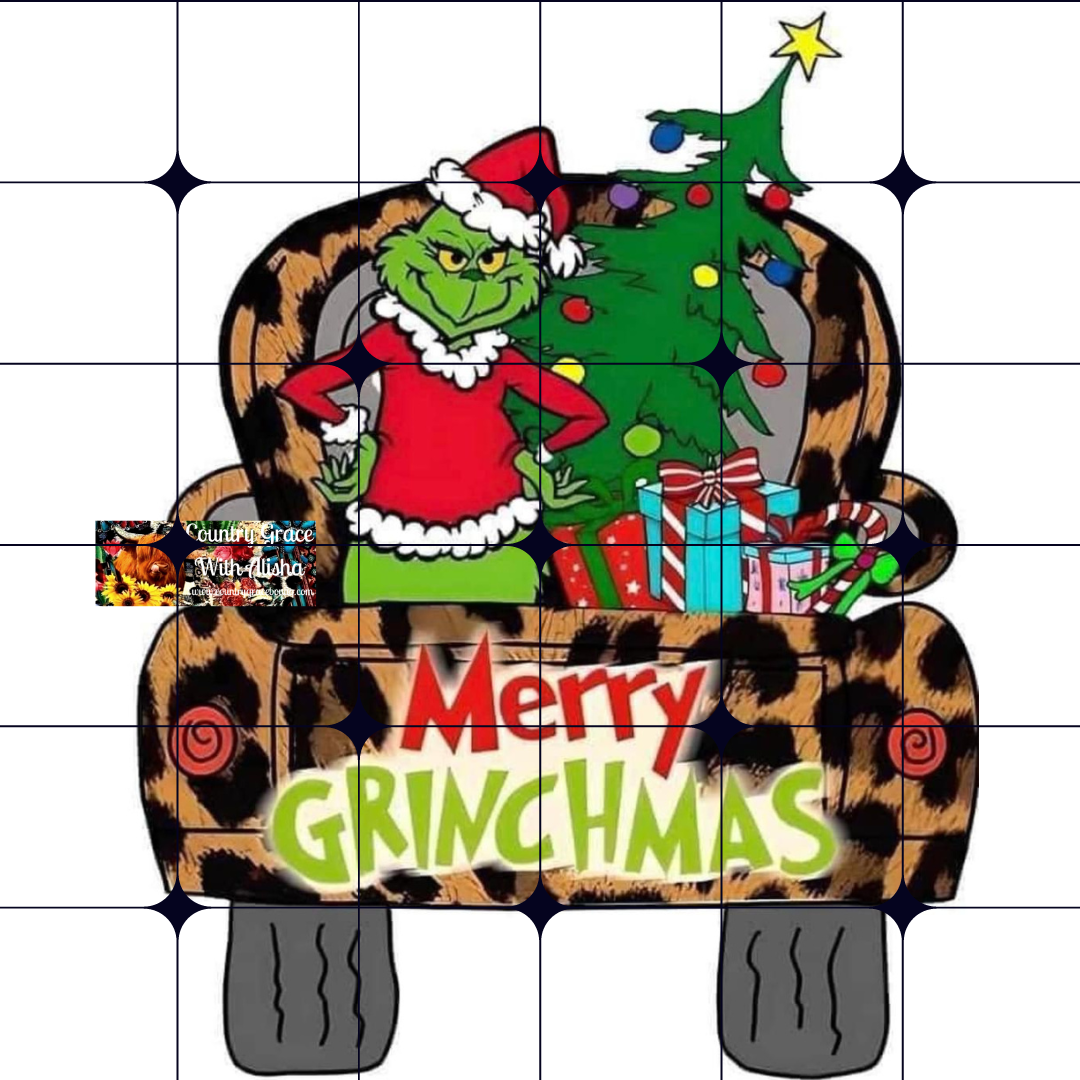 Merry Grinchmas Grinch Sublimation Print - Ready to Press