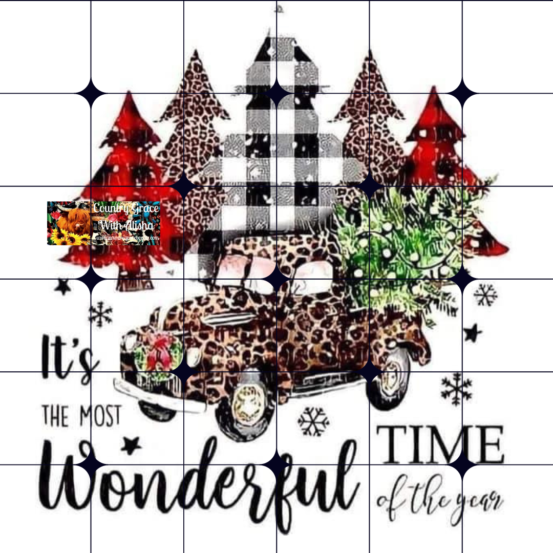 Wonderful Time Of The Year Ready to Press Sublimation Transfer